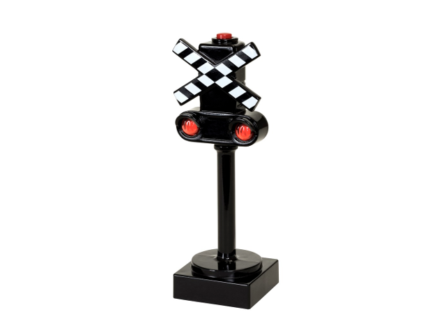 Blinkendes Bahnsignal