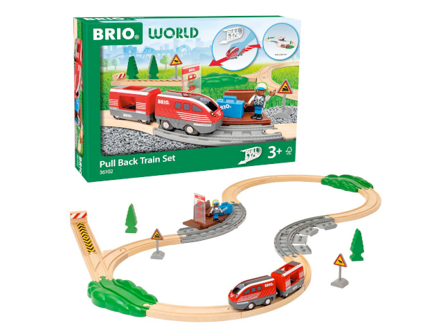 Pull Back Train Set
