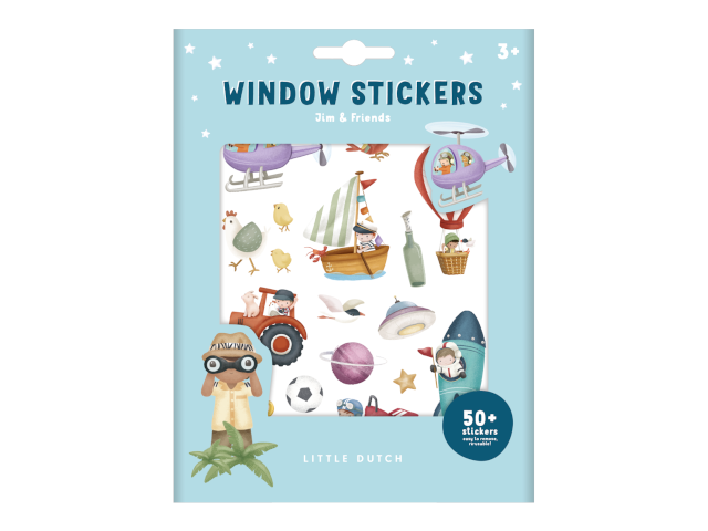 Fenstersticker Jim & Friends