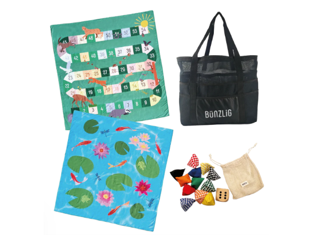 Spieltuch-Set `Leiterli- und Wurfspiel`