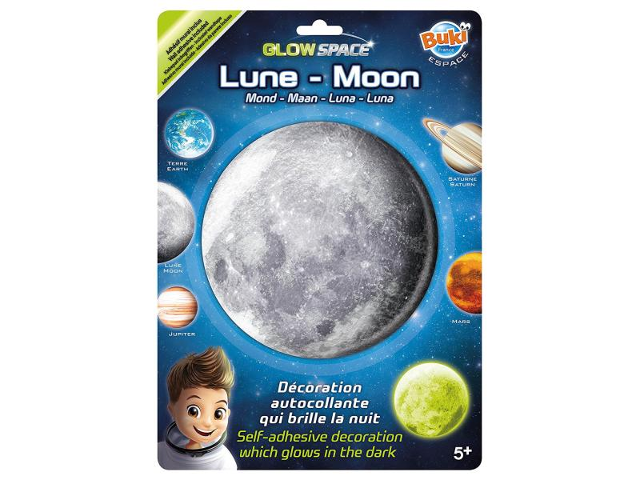Mond 3D nachtleuchtend