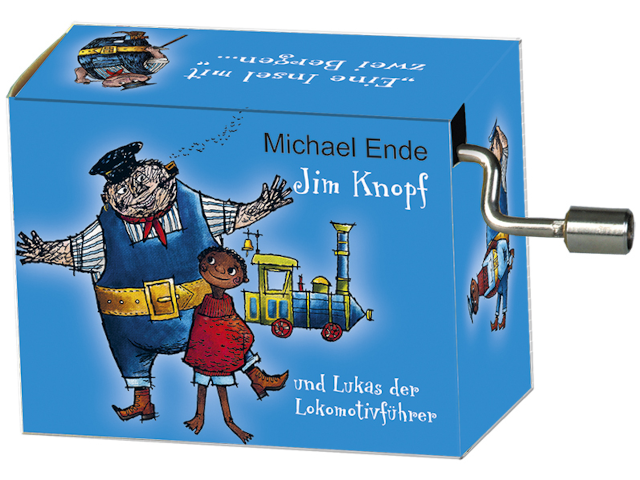 Spieluhr Jim Knopf blau, Melodie: Lummerlandlied