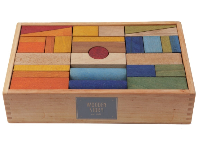 RAINBOW BLOCKS IN TRAY XL