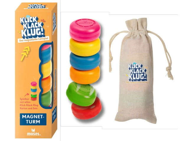 Klick Klack Klug Magnetturm