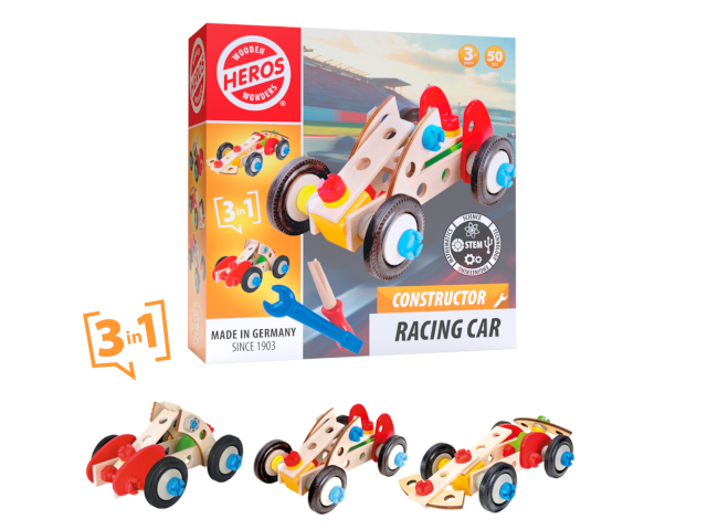 Constructor Rennwagen 50 Teile