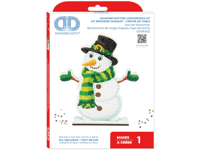 Diamond Painting Aufsteller Schneemann