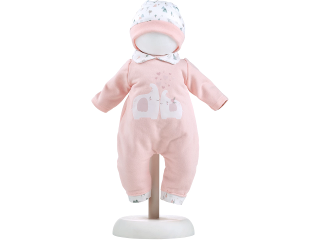 Pyjamaset Elefant rosa 38cm