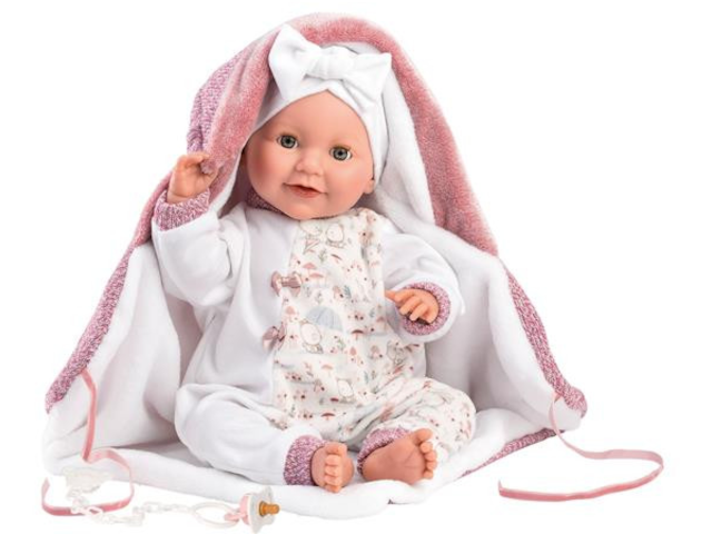 Babypuppe Heidi mit Schlafaugen 42cm - 0