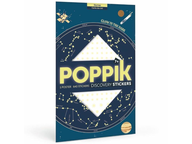 Sticker Lernposter Himmelskarte