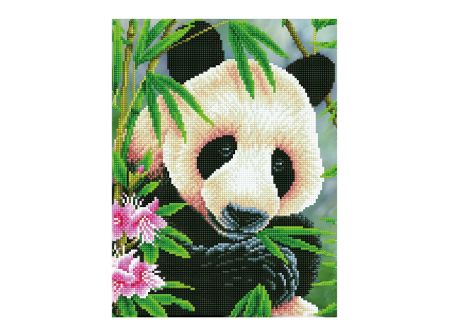 Diamond Painting Panda Prinz