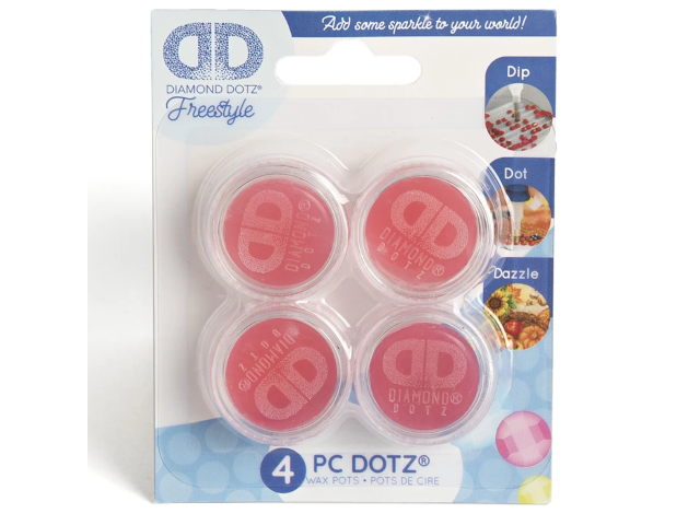 Diamond Painting Wachsplatten 4 Stk.