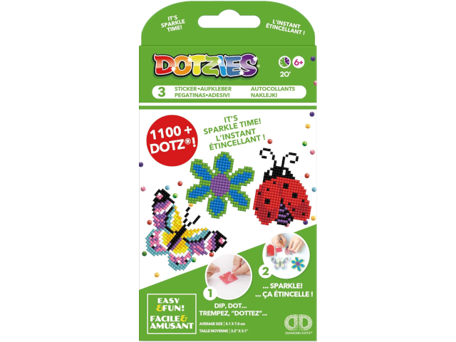 Diamond Painting Sticker Garten