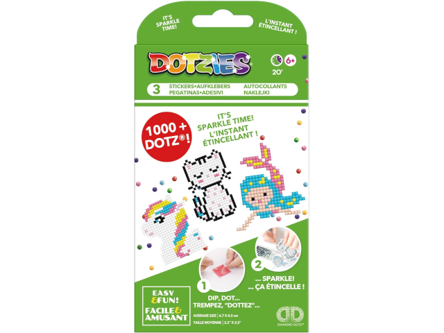 Diamond Painting Sticker Katze Meerjungfrau Pony