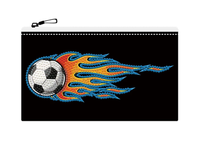 Diamond Painting Etui Fussball
