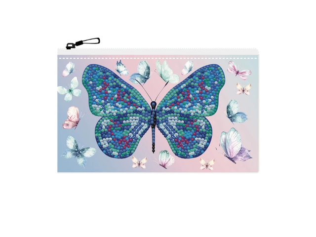 Diamond Painting Etui Schmetterling