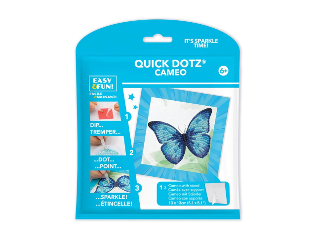 Diamond Painting Blauer Schmetterling