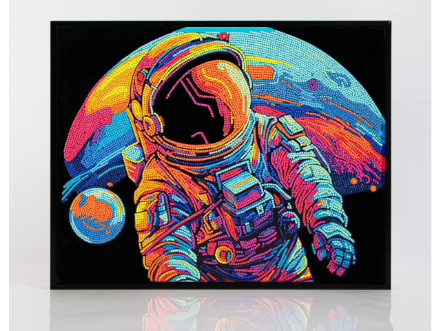 Diamond Painting Neon Astronaut