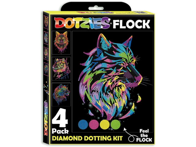 Diamond Painting Neon Raubkatzen