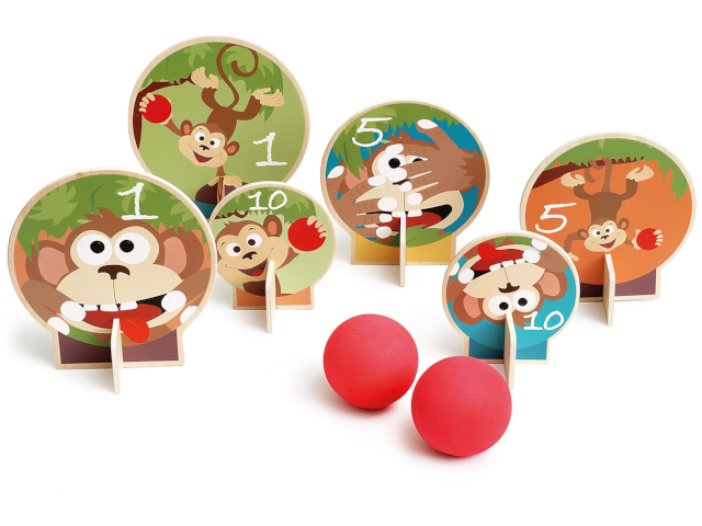 Ballwurfspiel Affe - 0