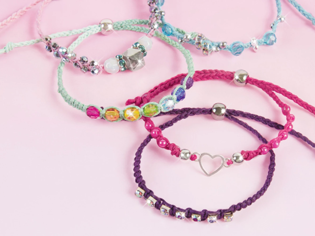 Regenbogen Glitzer Armbänder - 0