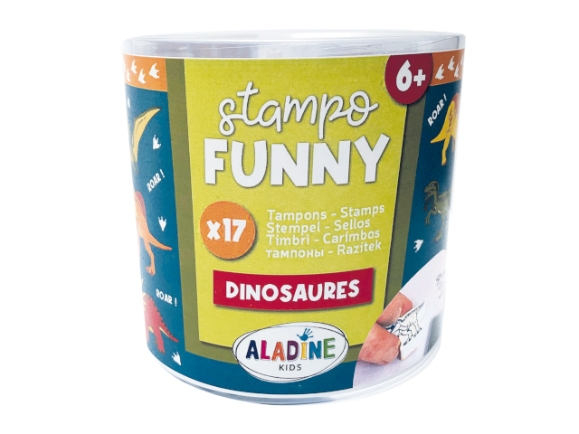 Kinder Stempel Funny Dinosaurier