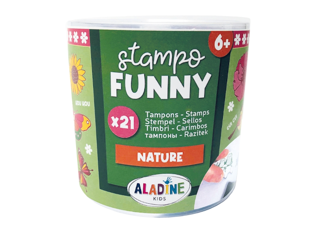 Kinder Stempel Funny Natur