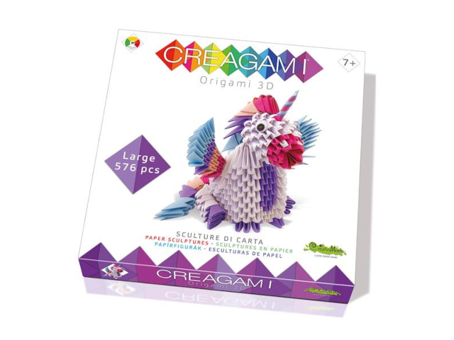Origami 3D Einhorn 576 Teile - 0