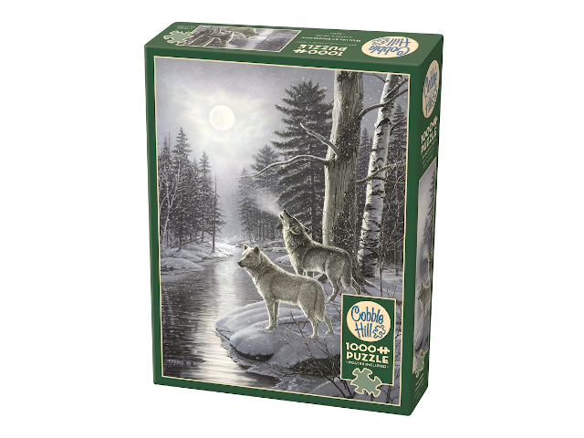 Wölfe im Mondschein 1000 Teile