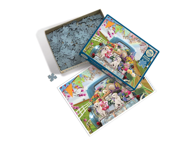 Beladener Truck im Frühling 500 Teile - 0