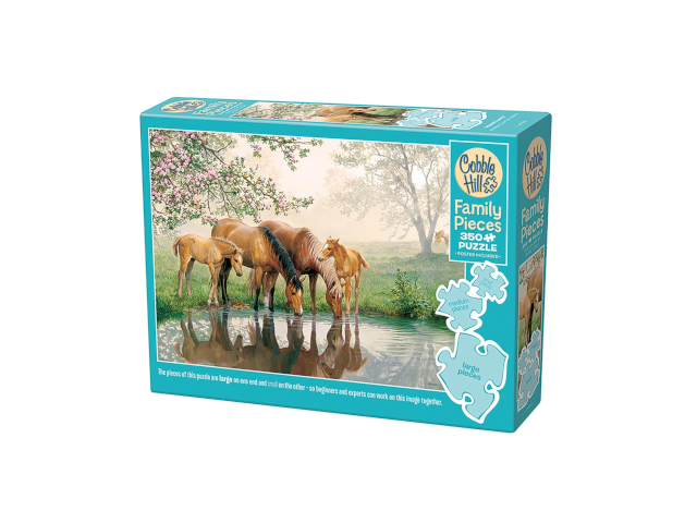 Puzzle Pferdefamilie 350 Teile