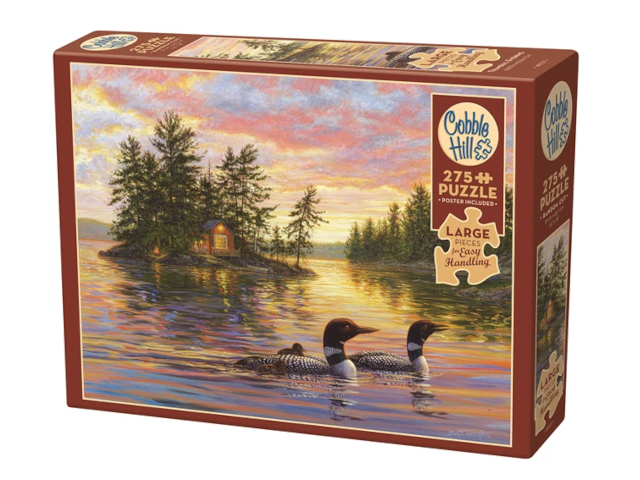 Abendstimmung am See 275 Teile