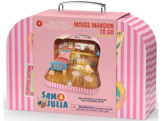 Mäusehaus Koffer Ellas Balletzimmer