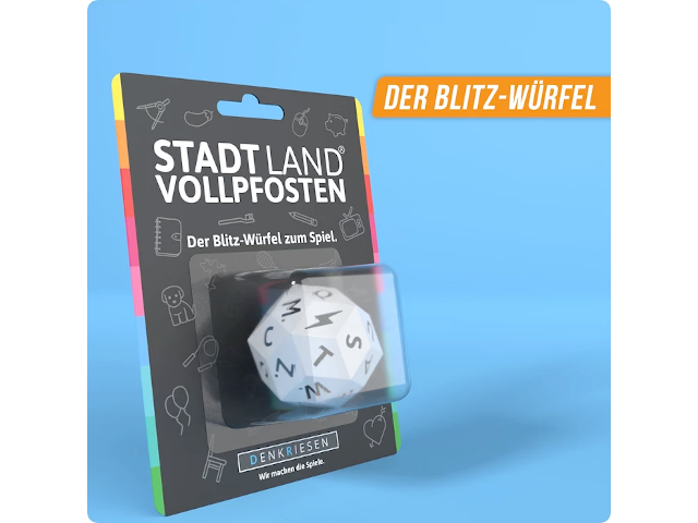 Stadt Land Vollpfosten - Würfel (d)