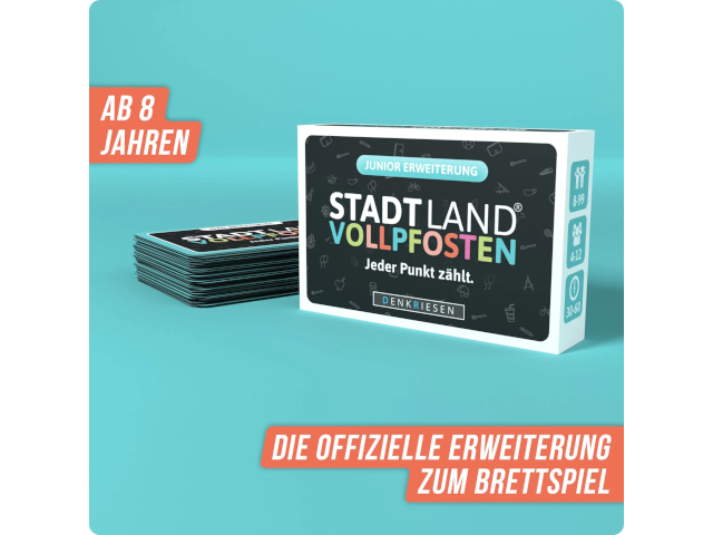Stadt Land Vollpfosten - Brettspiel Junior Erweiterung (d)