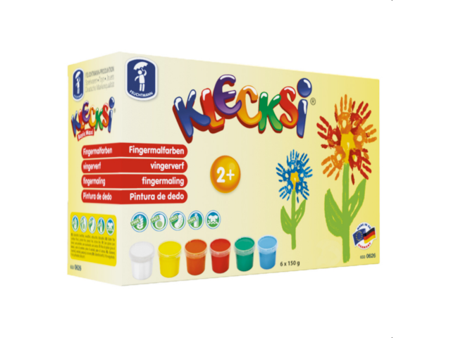 Fingerfarben Klecksi Maxi
