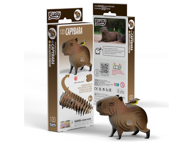 3D Bastelset Wasserschwein / Capybara