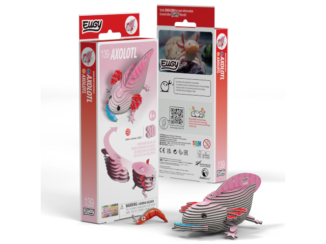 3D Bastelset Axolotl