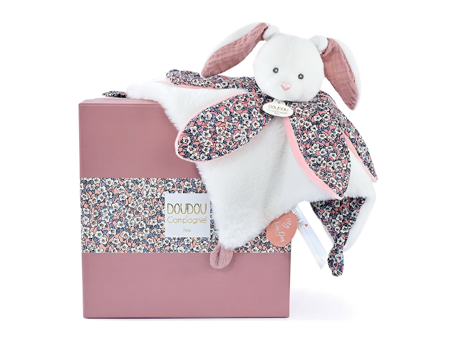 Schmusetuch Hase Blüte 27cm