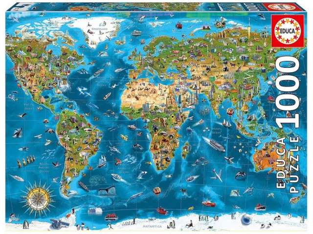 Puzzle 1000 Teile Weltwunder
