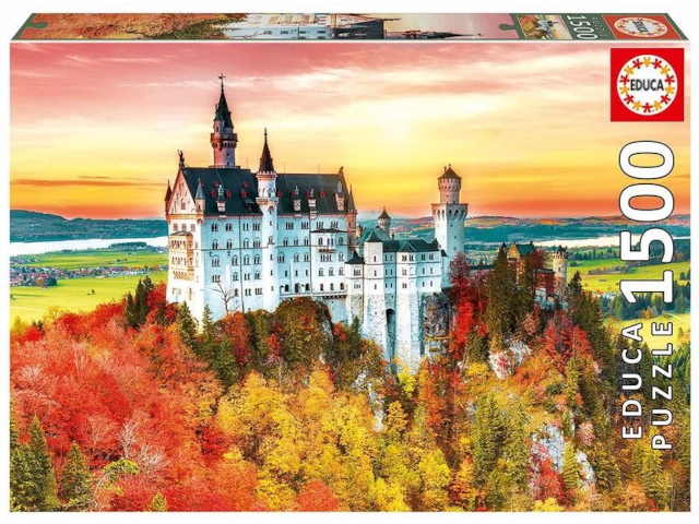 Puzzle 1500 Teile Neuschwanstein Herbst