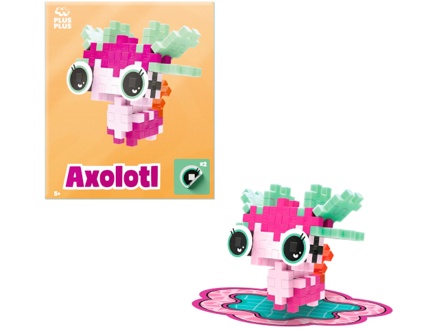 31 Kreativ Bausteine Axolotl pink