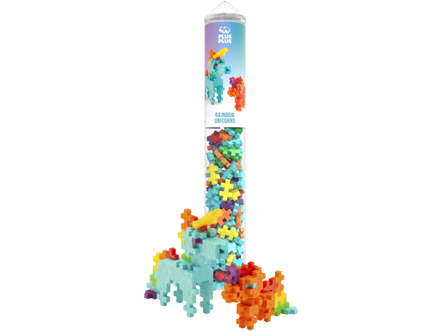 100 Kreativ Bausteine Regenbogen Einhorn