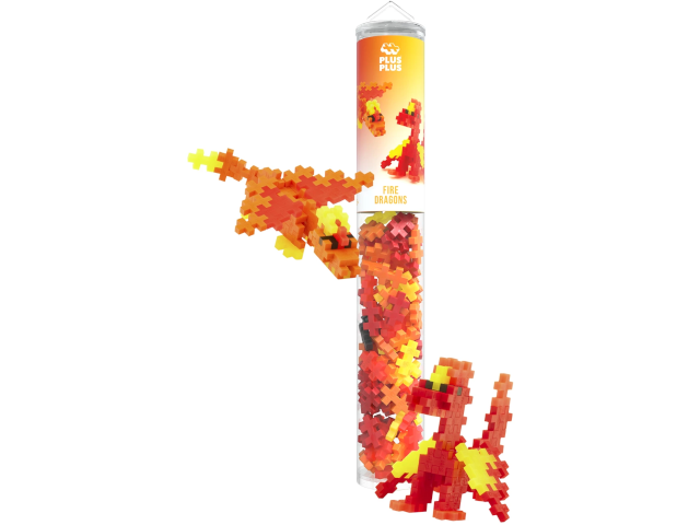 100 Kreativ Bausteine Feuer Drache