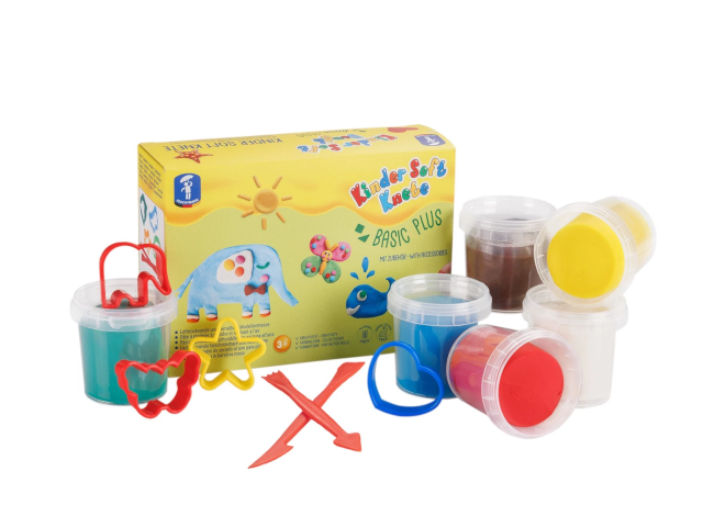 Kinder Soft Knete Basic Plus 6x150g