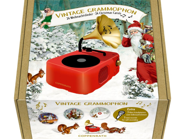 Vintage-Grammophon, Sound-Adventskalender