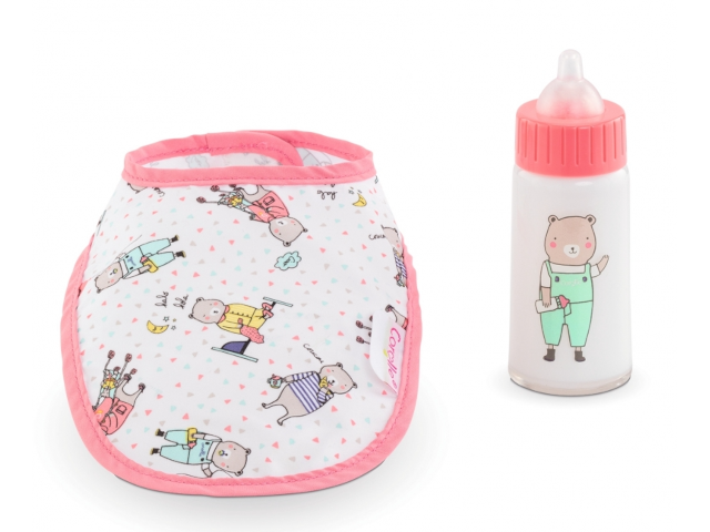 Corolle Lätzchen + Flasche 36-42cm