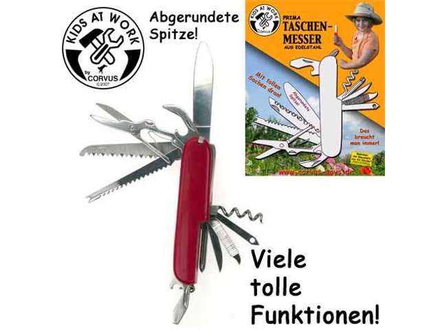 Taschenmesser mit runder Spitze