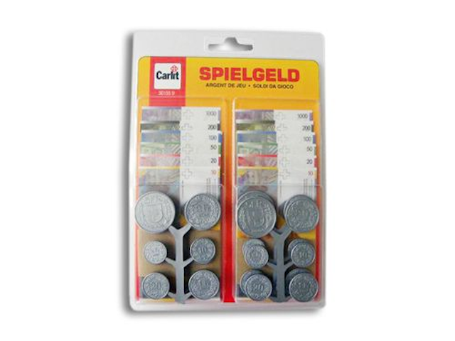 Spielgeld Blister