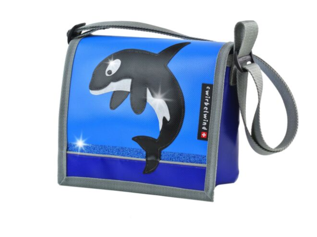 Kindergartentasche Orka Glitzer