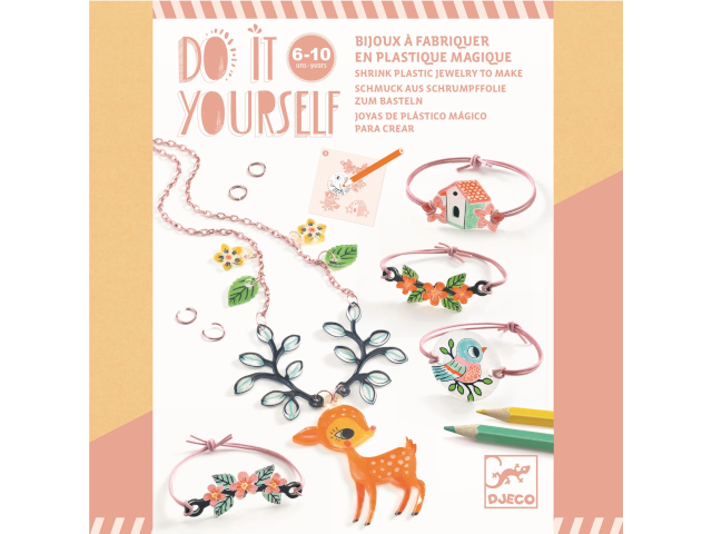 DIY - Schmuck aus Schrumpffolie Tiere